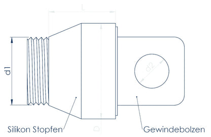 Schéma technique - vis avec joint silicone GB