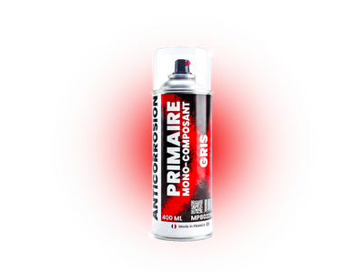 Bombe aérosol primaire gris 400ml