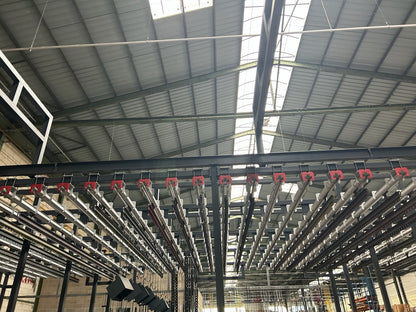Chaîne de production complète - Sablage et thermolaquage - Occasion