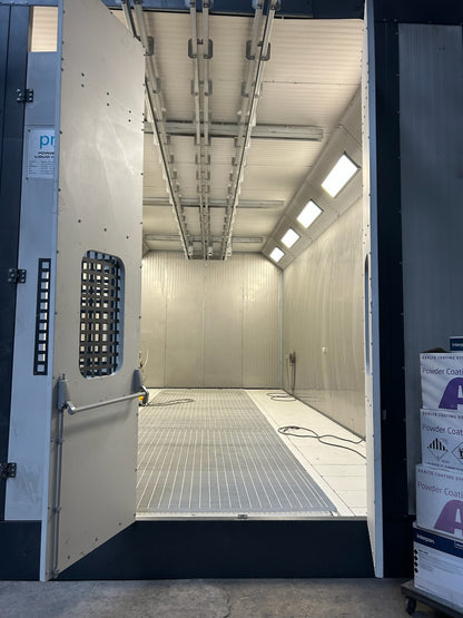 Chaîne de production complète - Sablage et thermolaquage - Occasion