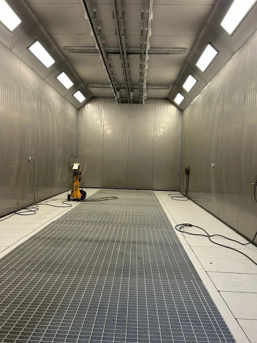 Chaîne de production complète - Sablage et thermolaquage - Occasion BGCOMAGENCY