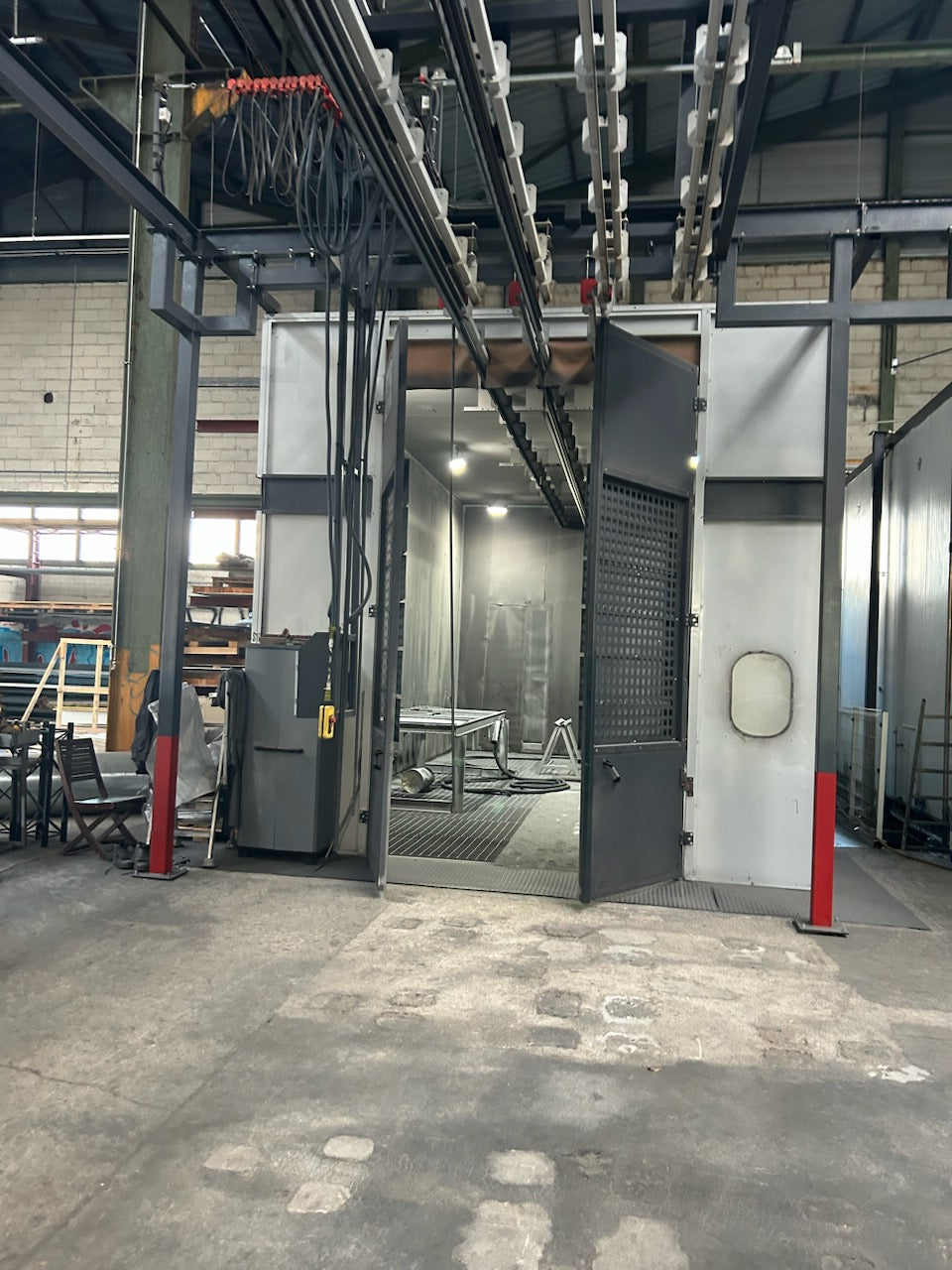Chaîne de production complète - Sablage et thermolaquage - Occasion