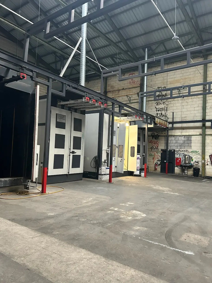 Chaîne de production complète - Sablage et thermolaquage - Occasion BGCOMAGENCY
