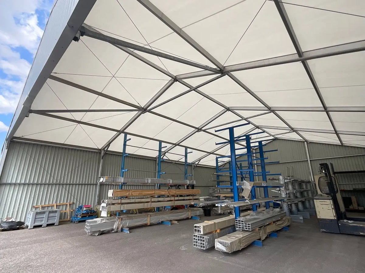 Chapiteau industriel rigide - 20x15 m - 300m2