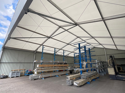 Chapiteau industriel rigide - 20x15 m - 300m2