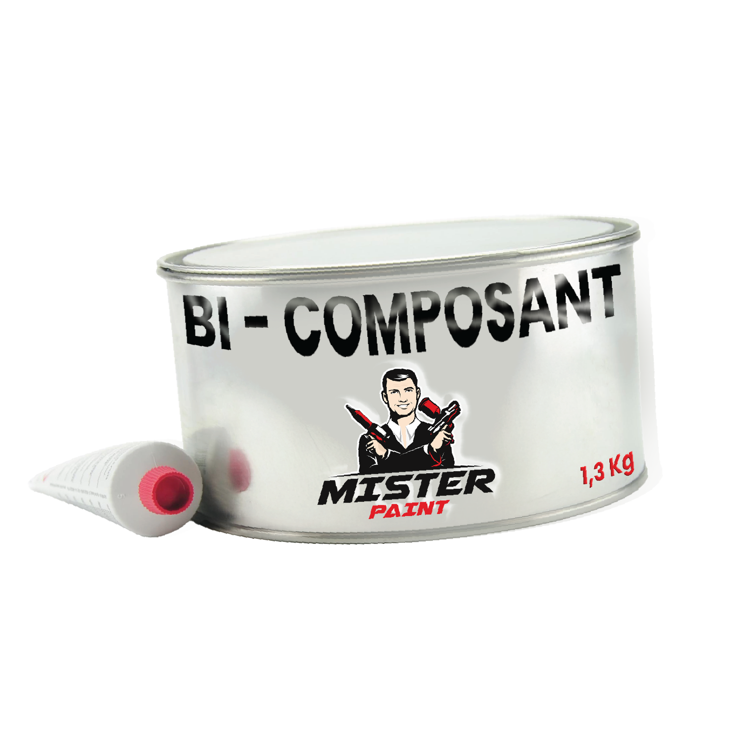 MASTIC BI-COMPOSANTS HAUTE TEMPÉRATURE / Pot de 1300g