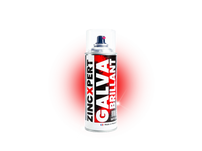 Aérosol Galva Brillant - MISTER PAINT - BG COM AGENCY