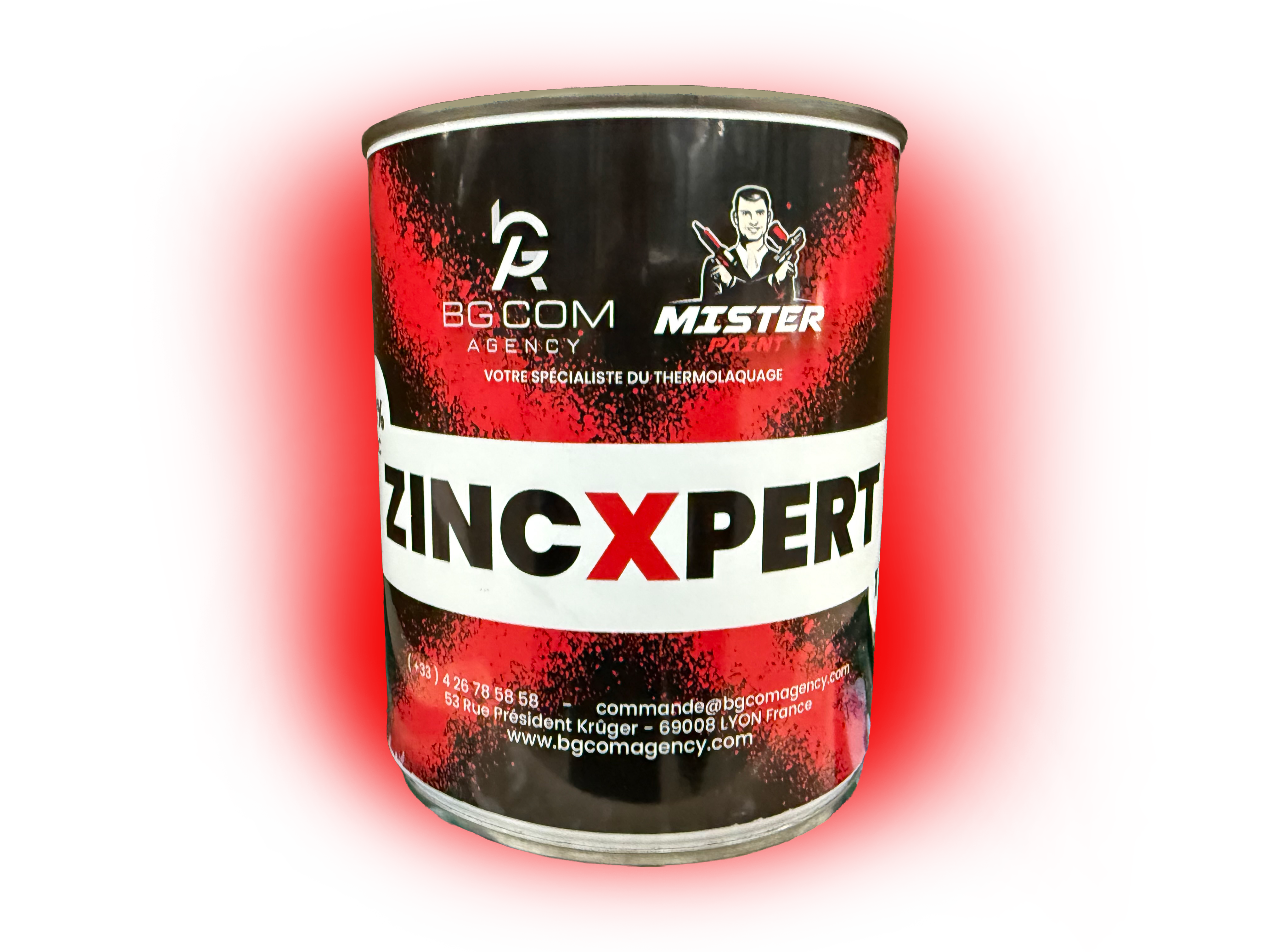 PI // ZincXpert – Gris 97 % Zinc en Bidon de 1 kg