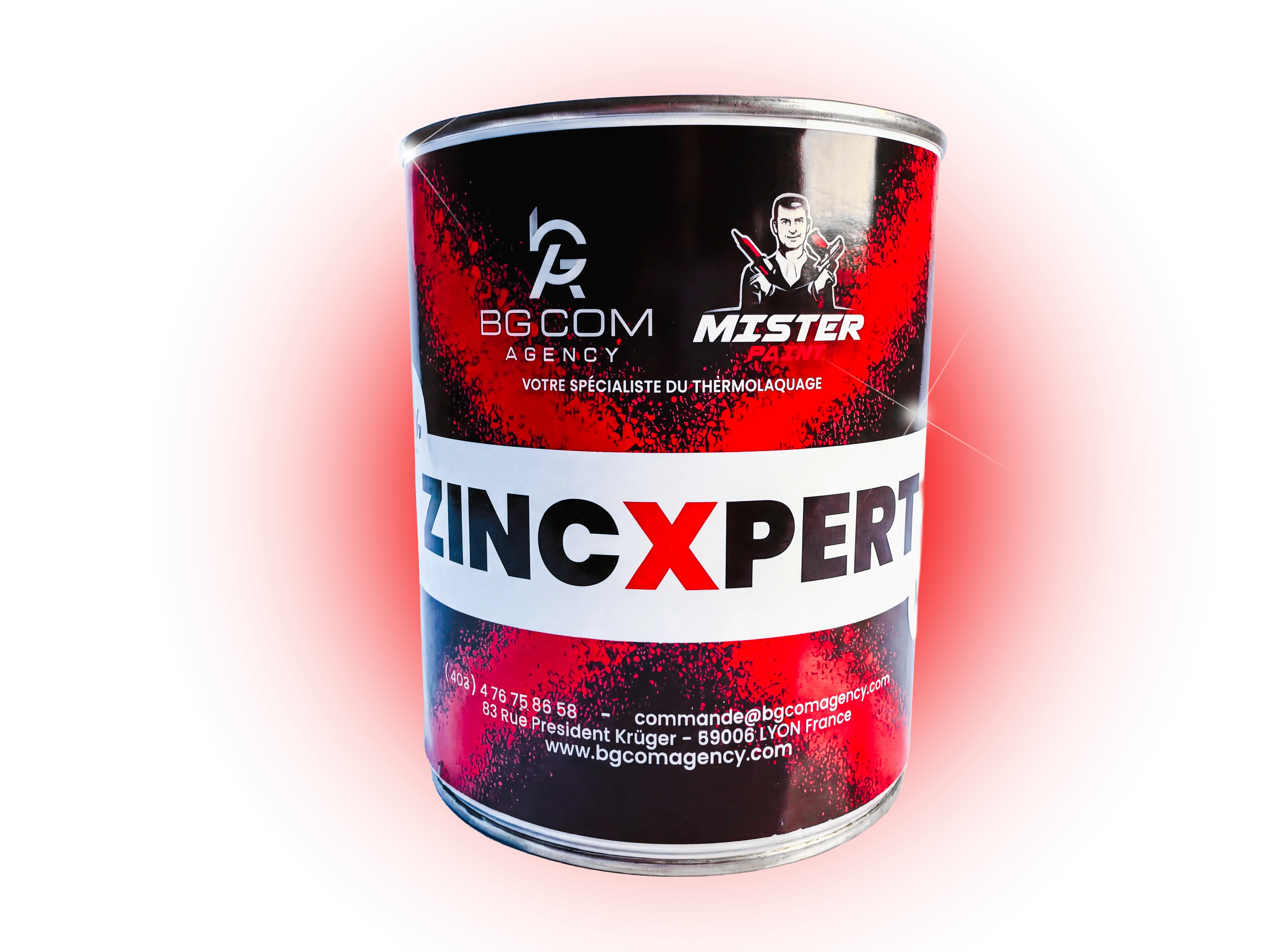 PI // ZincXpert – Gris 97 % Zinc en Bidon de 1 kg PAINT'INNOV