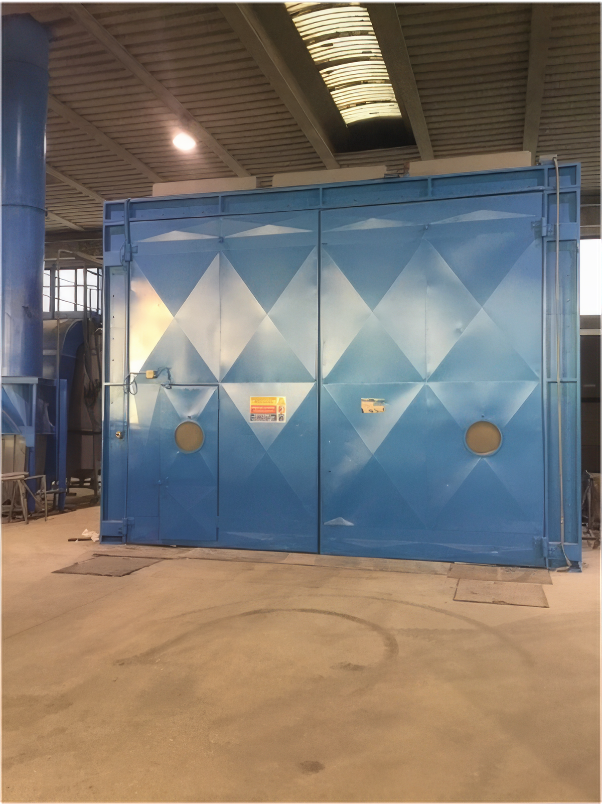 Cabine de sablage – 12 mètres
