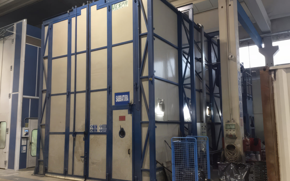 Cabine de sablage – 12 mètres