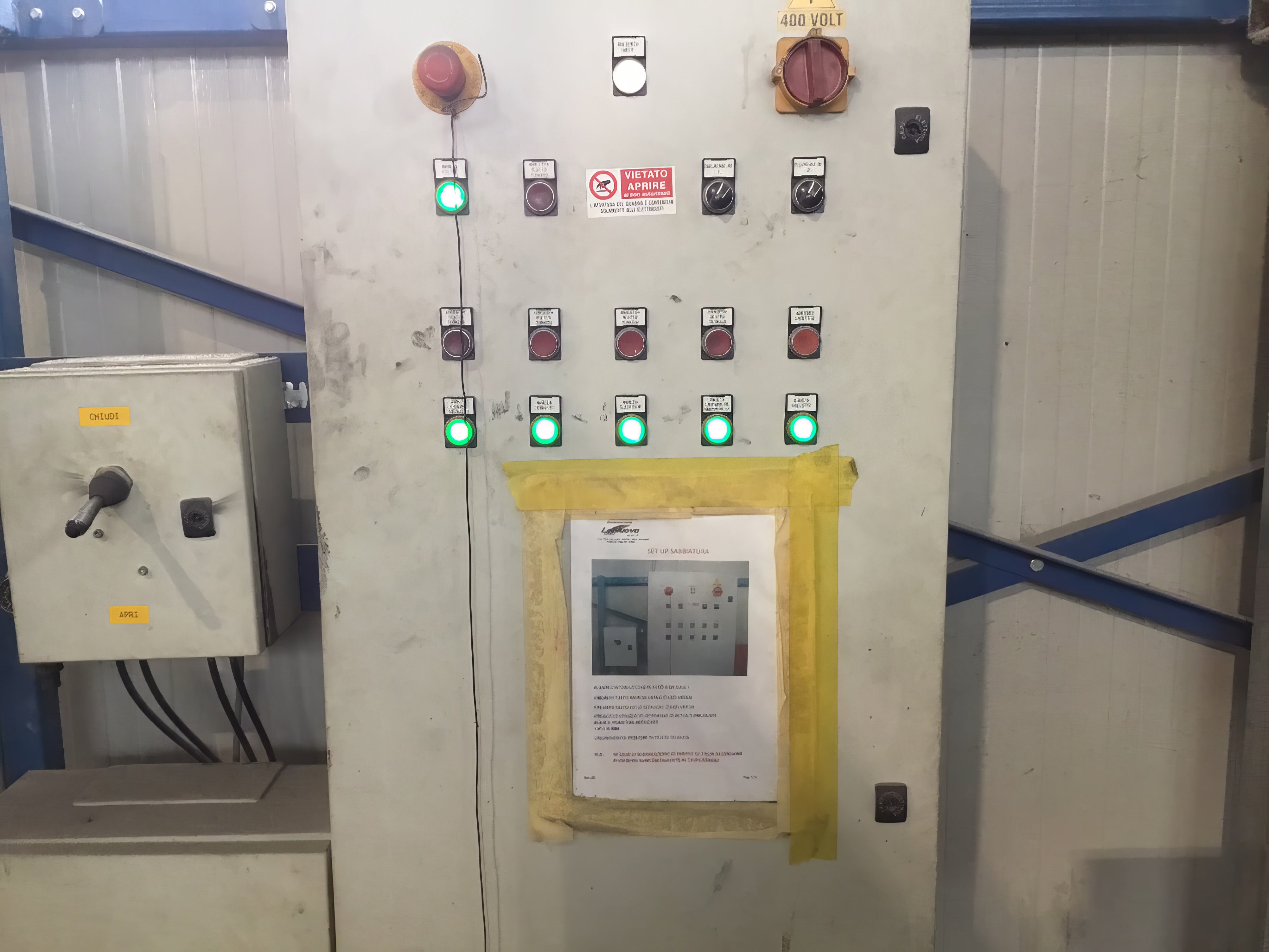 Cabine de sablage – 12 mètres