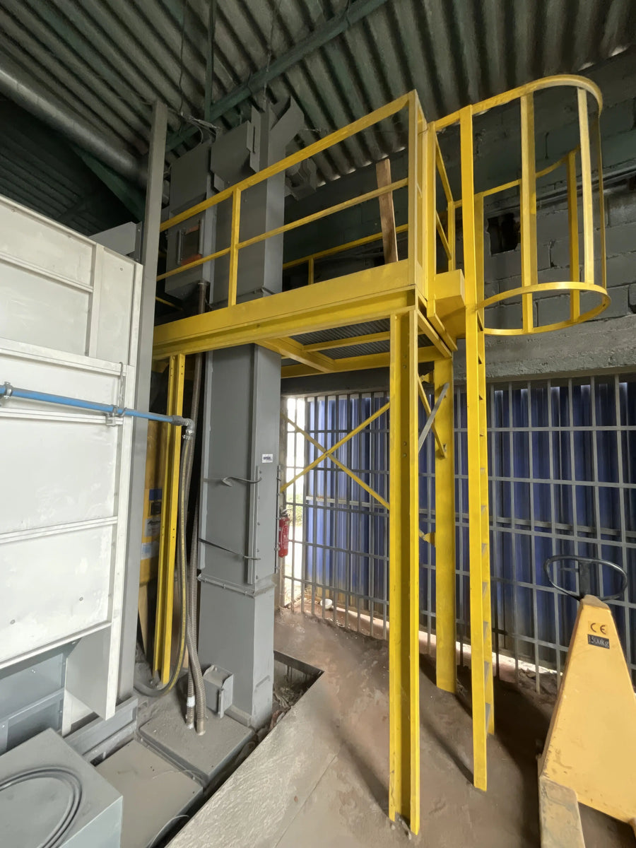 Cabine de sablage / grenaillage OMIA – Box 7 m BGCOMAGENCY