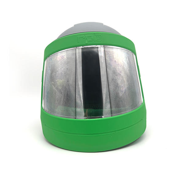 Casque de protection NOVA 3 vert avec visière large et design robuste pour sécurité maximale