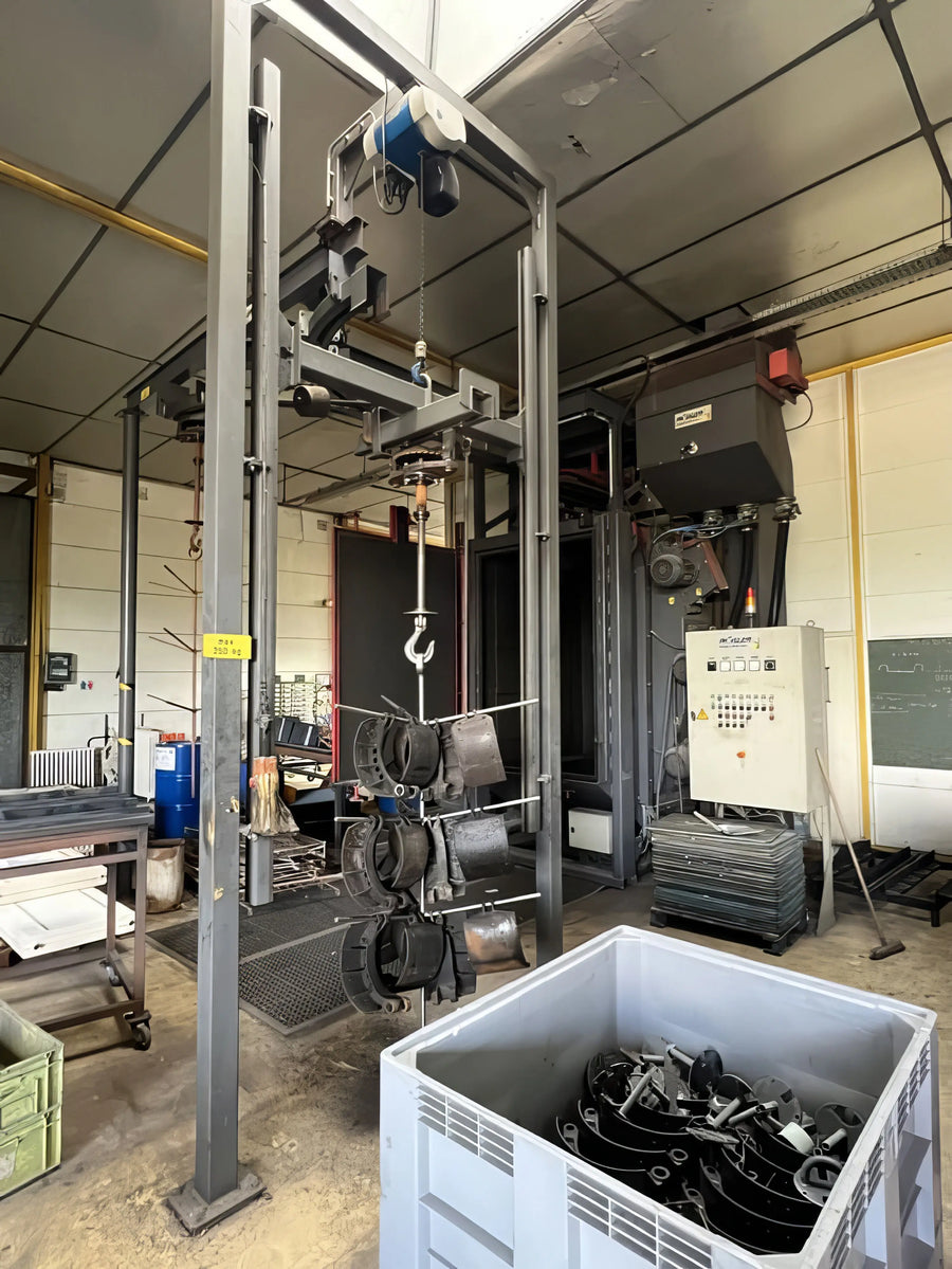 Grenailleuse automatique à charge suspendue tournante – WHEELABRATOR BGCOMAGENCY