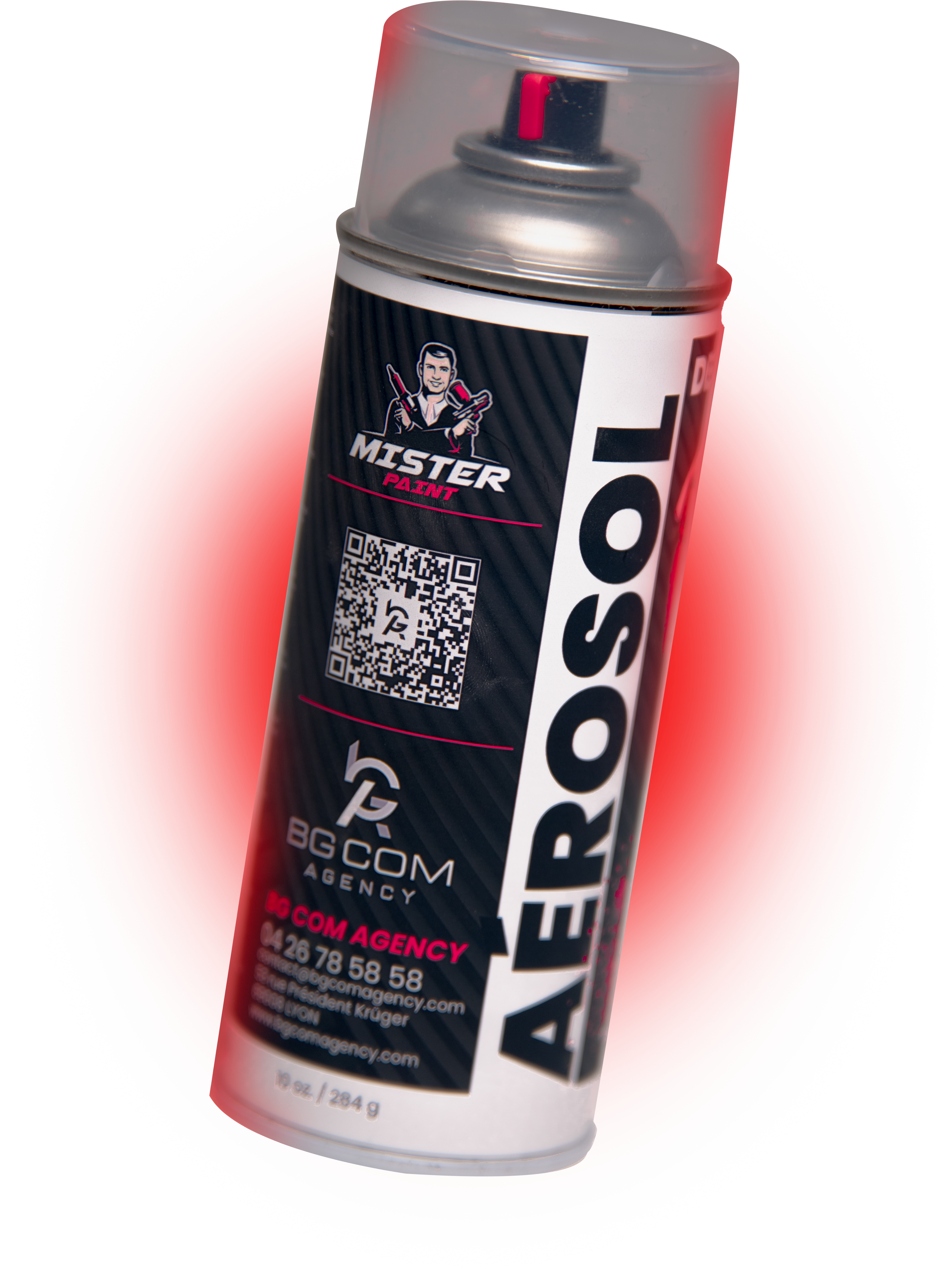Bombe aérosol 400 ml de PAINT'INNOV avec design moderne pour des applications de peinture faciles