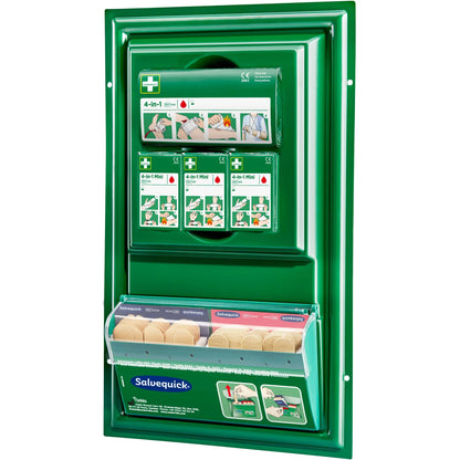 mur de trousse de secours giberttrans avec formations premiers secours et pansements